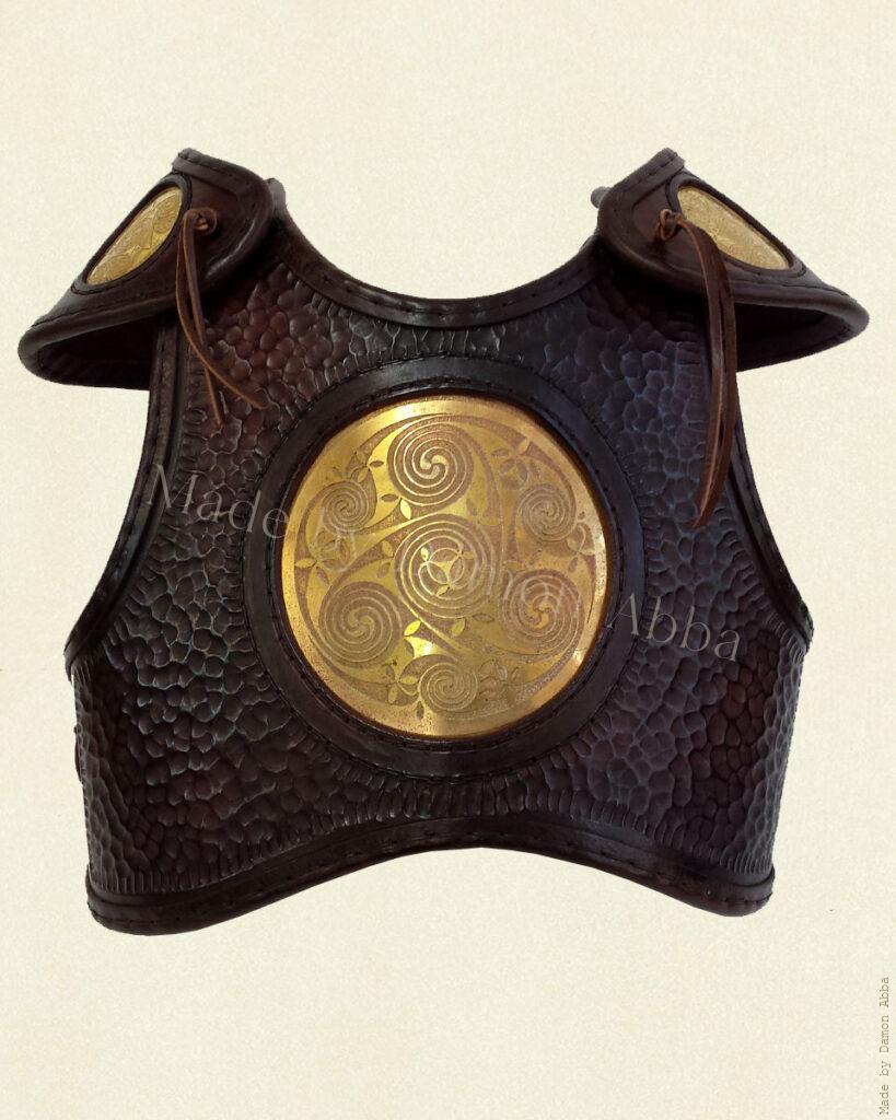 Torso Armour – Textured La Tene with Pauldrons – Battle Ready